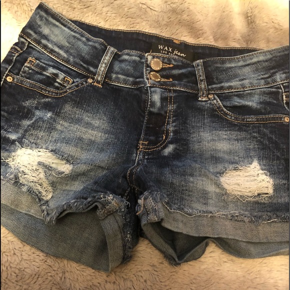 Wax Jean Pants - Wax jeans! Very cute shorts. Size small